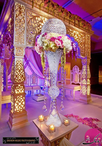 چیدمان سالن عروسی به سبک هندی