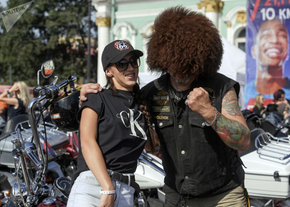 فستیوال موتورسواری«روزهای هارلی» در سن پیترزبورگ