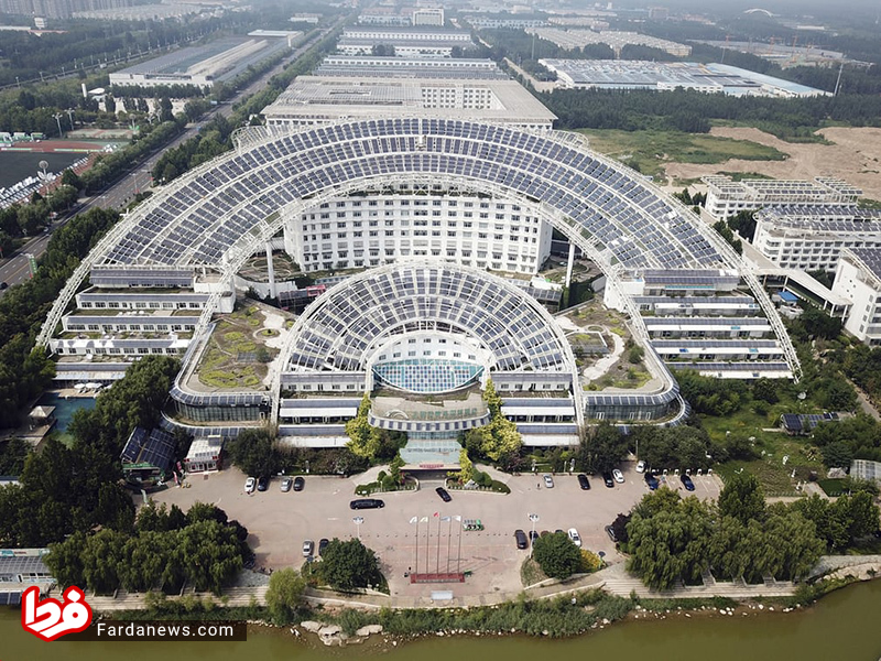 هتل خورشیدی در چین +عکس
