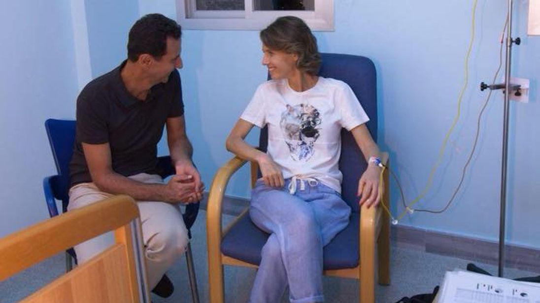 ابتلای همسر بشار اسد به بیماری سرطان +عکس