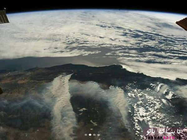 عکس های هوایی منتشر شده از آتش سوزی های کالیفرنیا