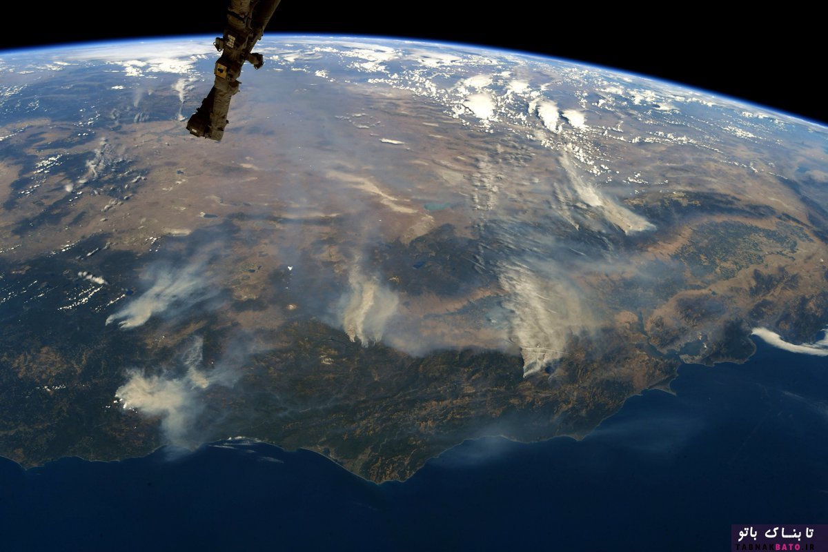 عکس های هوایی منتشر شده از آتش سوزی های کالیفرنیا