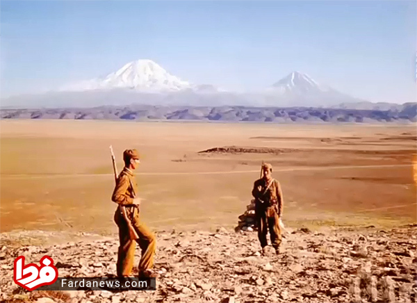 چشم‌انداز زیبای قله آرارات در سال ۱۳۳۵ +عکس