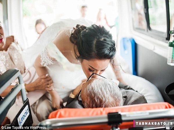 پیرمردی که برای شرکت در مراسم عروسی با سرطان جنگید