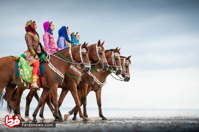 زنان سواره نظام عمان +عکس