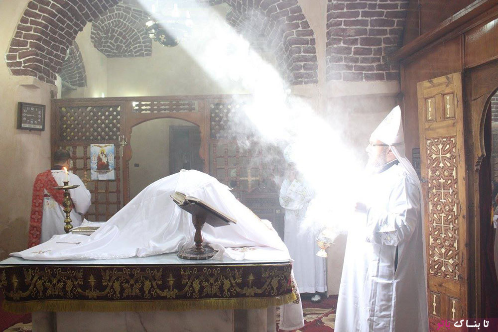 پدیده ی نجومی در یک کلیسای مصری