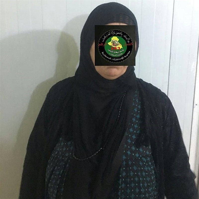 خطرناک‌ترین زن داعشی در چنگ نیرو‌های عراقی +عکس