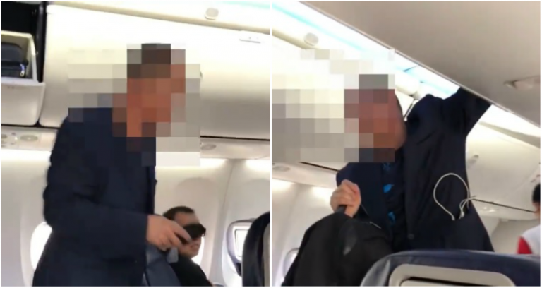 لحظه گرفتار شدن یک دزد در داخل هواپیما+عکس