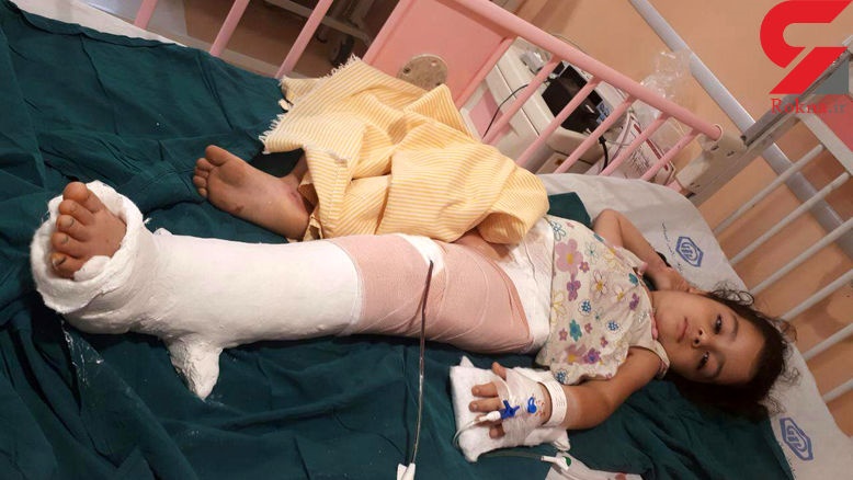 سقوط کودک از طبقه سوم در قائم‌شهر +عکس