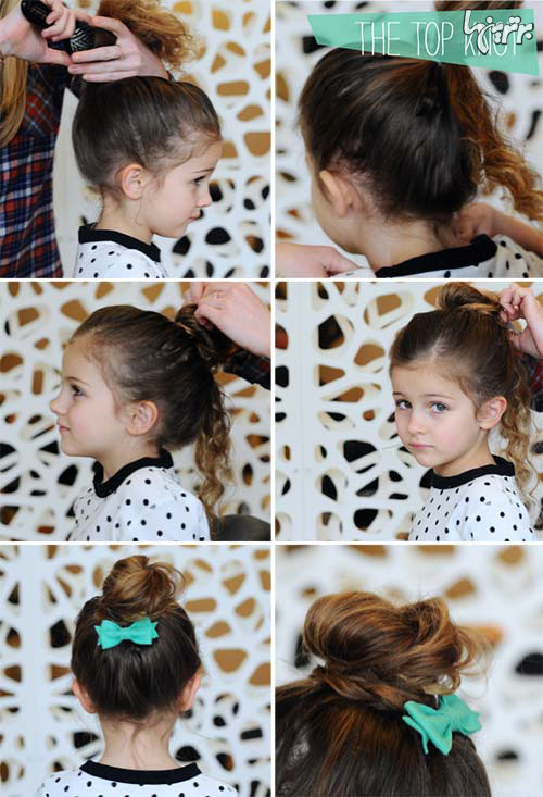 آموزش بستن مدل‎های زیبای مو برای دختر بچه‌ها