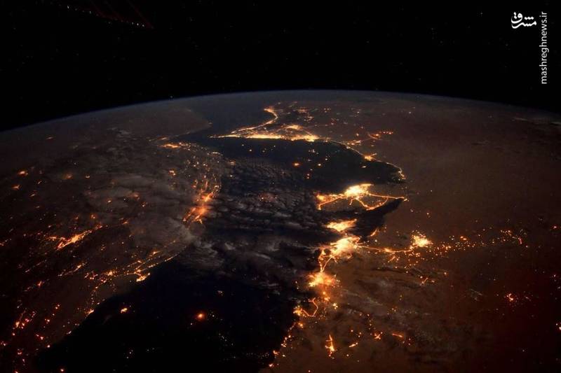 تصویر جدید ناسا از خلیج فارس