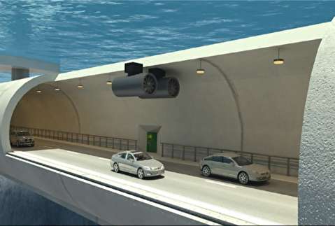 ساخت تونل شناور زیر دریا برای عبور و مرور خودروها