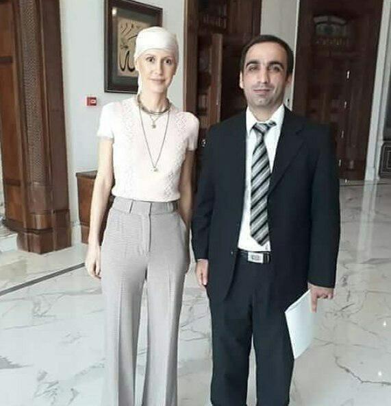 همسر بشار اسد پس از شیمی درمانی+عکس