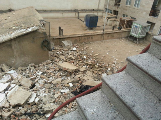 انفجار ساختمان مسکونی در خیابان جیحون +عکس