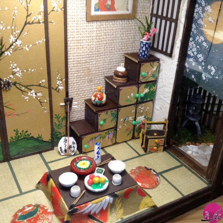 خانه‌های ژاپنی مینیاتوری، ترکیب هنر و خلاقیت