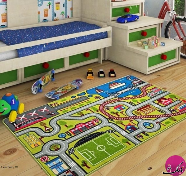 طراحی‌های جالب فرش اتاق کودک