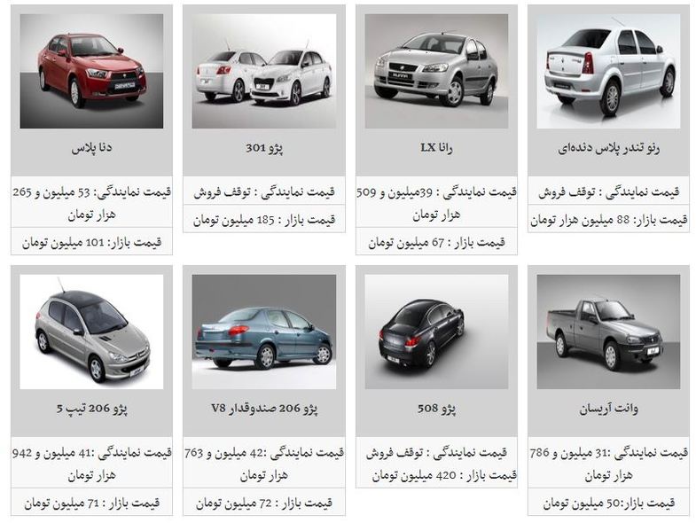قیمت محصولات ایران خودرو در بازار ۵/مهر/۹۷ +تصاویر