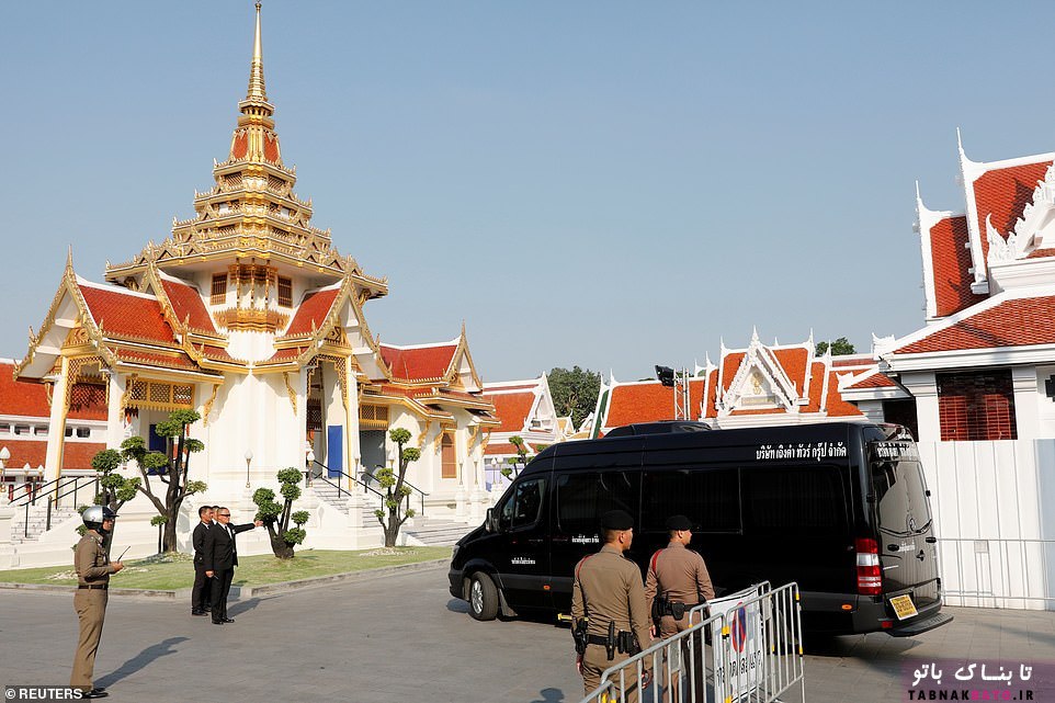 خاندان سلطنتی تایلند در مراسم تشییع پدر لسترسیتی