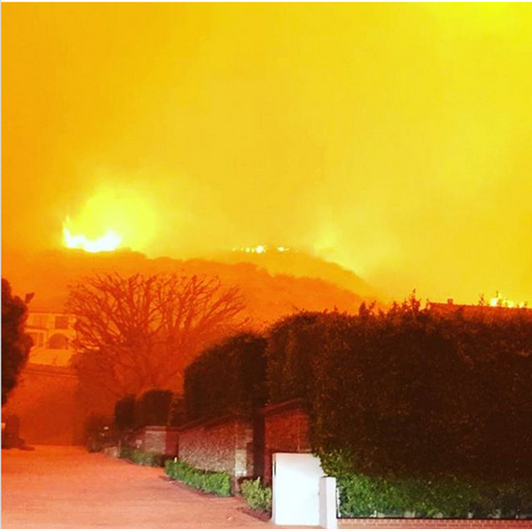 آتش سوزی کالیفرنیا 