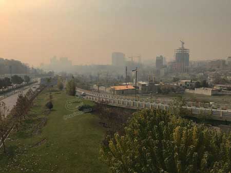 آلودگی شدید هوای تهران+عکس