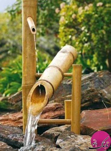 استفاده از چوب بامبو در چیدمان