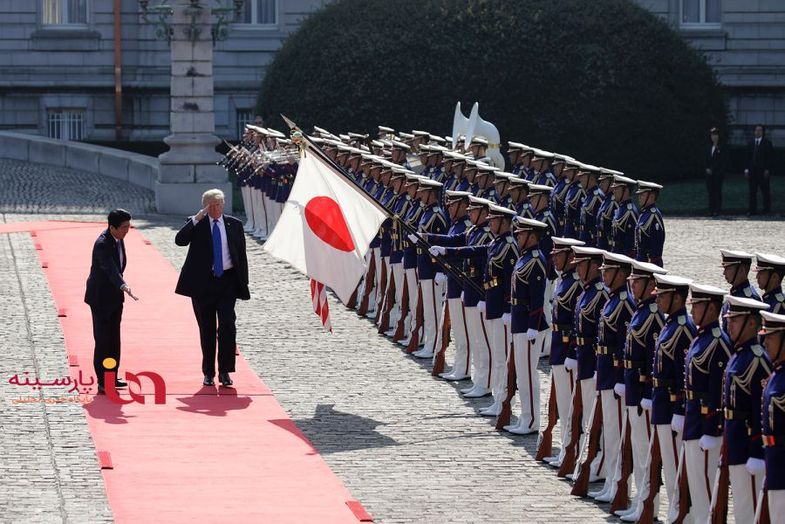 استقبال متفاوت ژاپن از ترامپ و روحانی+عکس