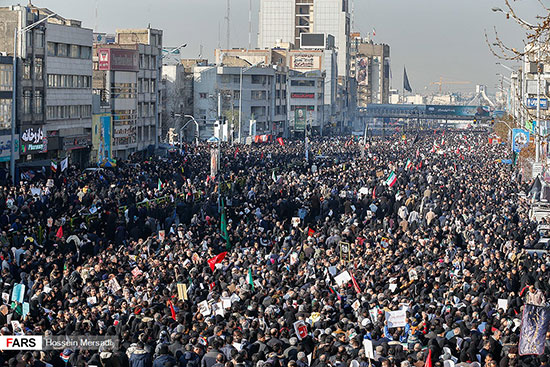 آیین تشییع شهدای مقاومت در تهران