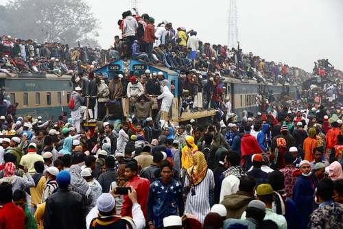 از قطارهای شلوغ بنگلادش تا تظاهرات علیه ترور قاسم سلیمانی در آنکارا