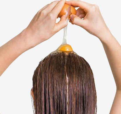 تقویت مو‌ها با زرده تخم مرغ