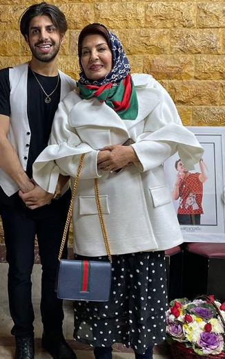 تیپ خانم بازیگر در کنسرت خواهرزاده اش+عکس