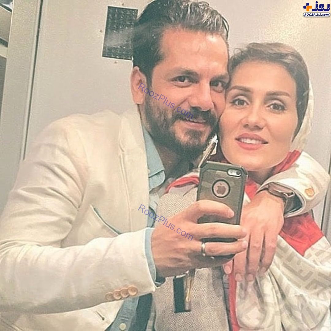 عباس غزالی و همسرش در روز ولنتاین+عکس