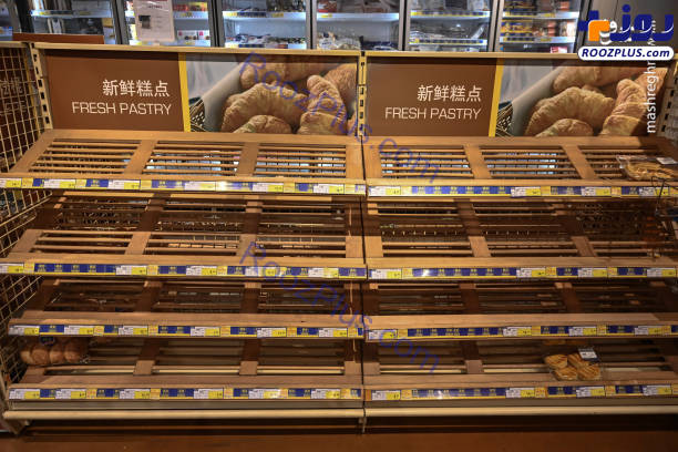 هجوم مردم چین به فروشگاه‌ها + عکس