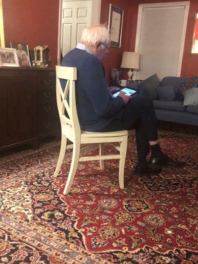 فرش ایرانی در خانه برنی سندرز+عکس