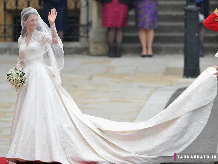 لباس‌های عروس در معروف‌ترین ازدواج‌های سلطنتی