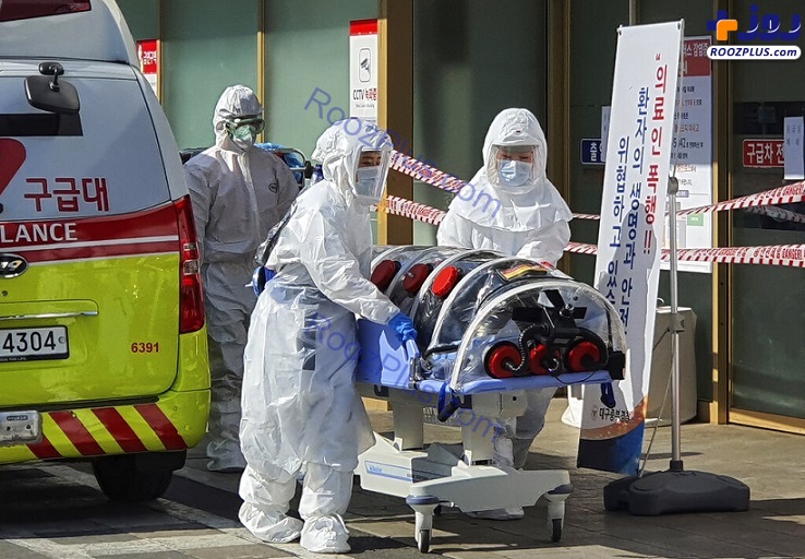 برانکارد ویژه حمل بیمار کرونا در کره جنوبی +عکس