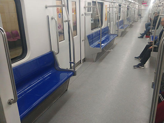متروی تهران پس از شیوع کرونا در پایتخت+عکس