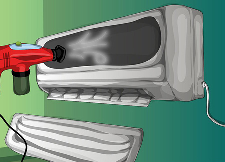 مراحل روش تمیز کردن کولر گازی در منزل