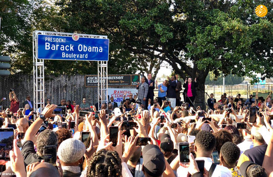 نامگذاری خیابانی به نام باراک اوباما+عکس