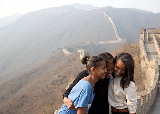 پیام تبریک اوباما به همسرش به مناسبت روز مادر+عکس