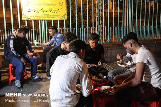 کوچه فلافلی‌ها در شب‌های رمضان +عکس