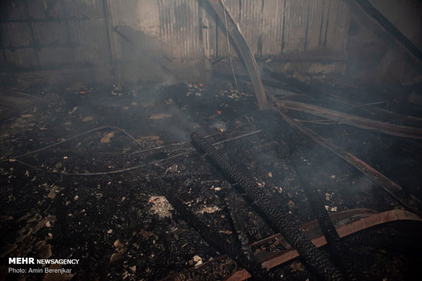 سینما بهمن شیراز در آتش سوخت +عکس