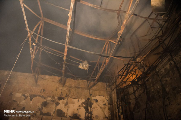 سینما بهمن شیراز در آتش سوخت +عکس