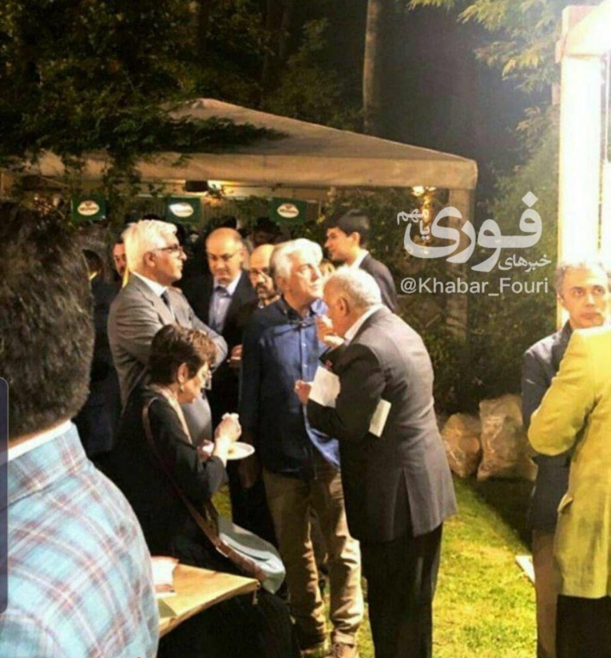حضور جنجالی رضا کیانیان در مهمانی سفارت ایتالیا+عکس