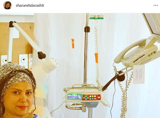 بازیگر زن ایرانی به سرطان مبتلا شد +عکس