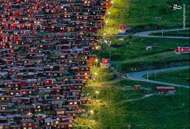 تصویری دیدنی از دهکده سرخ چین