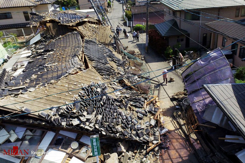 خسارات زلزله‌ ۶.۸ ریشتری در ژاپن +عکس