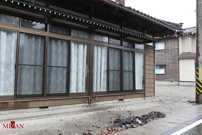 خسارات زلزله‌ ۶.۸ ریشتری در ژاپن +عکس