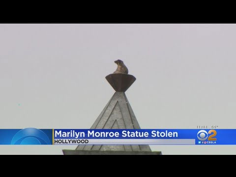 مجسمه یادبود مرلین مونرو به سرقت رفت