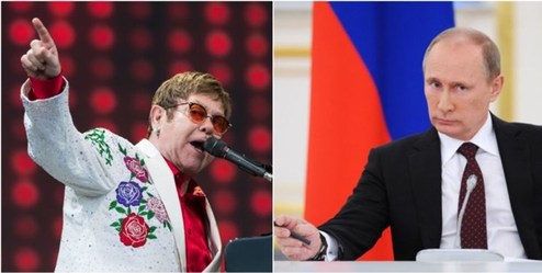 واکنش پوتین به توهین‌های خواننده همجنس‌باز +عکس