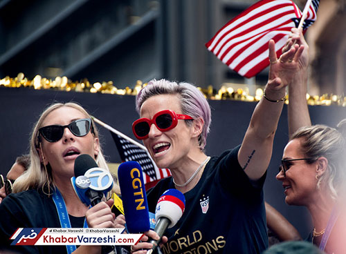 جشن قهرمانی زنان آمریکا در خیابان+عکس